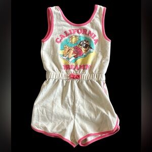 Nickelodeon Garfield California Dreamin’ Toddler Girl Romper • Exc Condition 5T